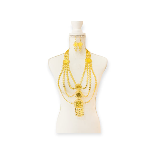21K Gold Coin Kladah Necklace