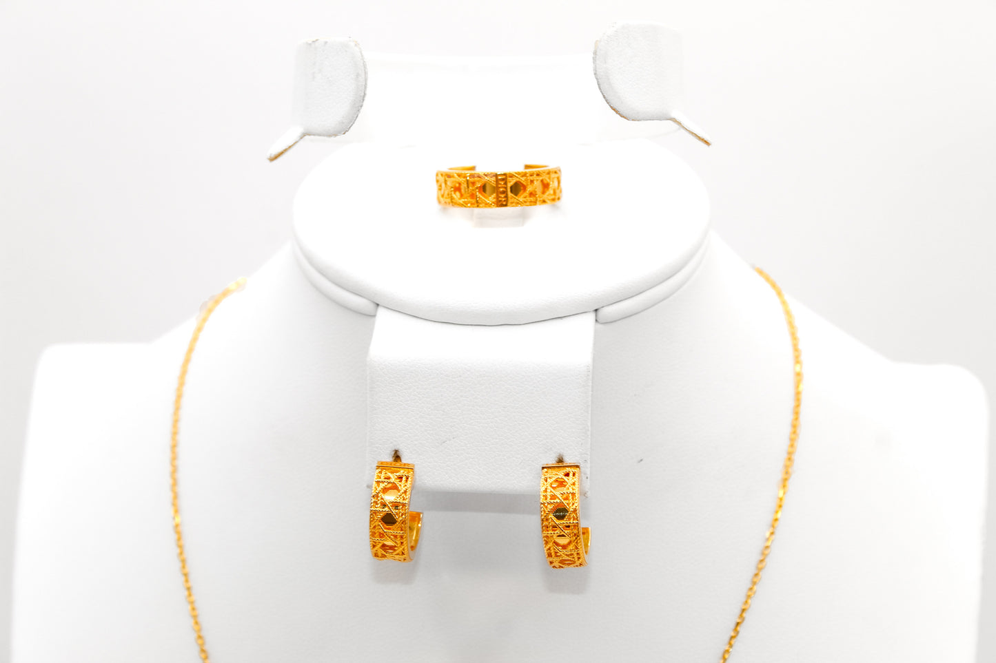 21K Gold Simple Set