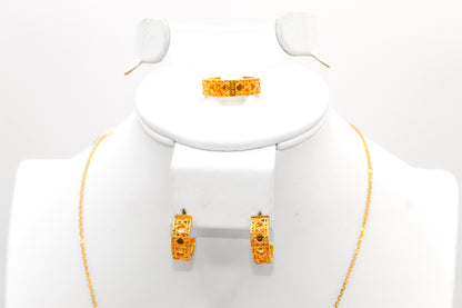 21K Gold Simple Set
