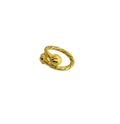 21k Gold Twist Ring