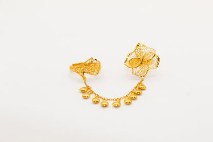 21K Gold Double Ring