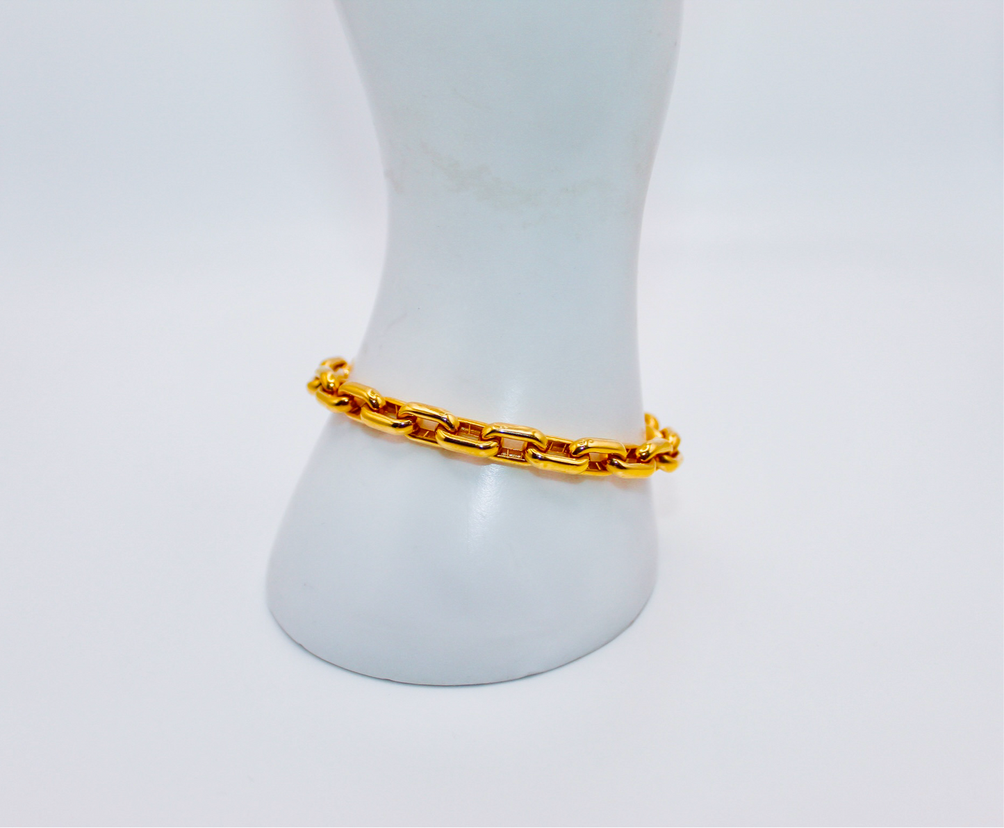 21k Gold Link Bracelet