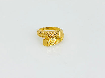 21k Gold Rope Ring