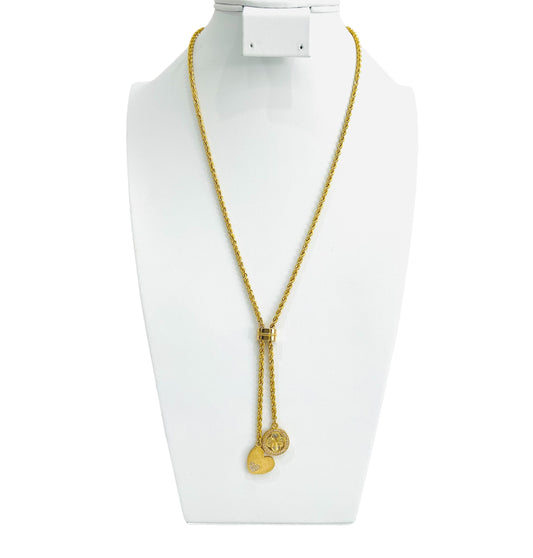 21k Gold Long Necklace