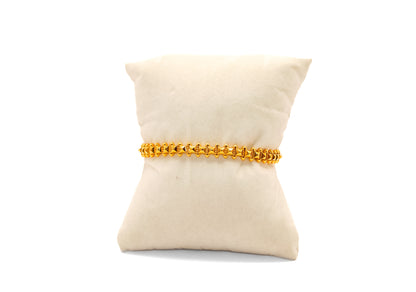 21K Gold Link Bracelet