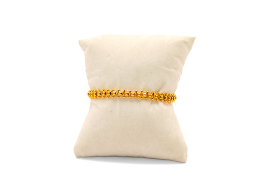 21K Gold Link Bracelet