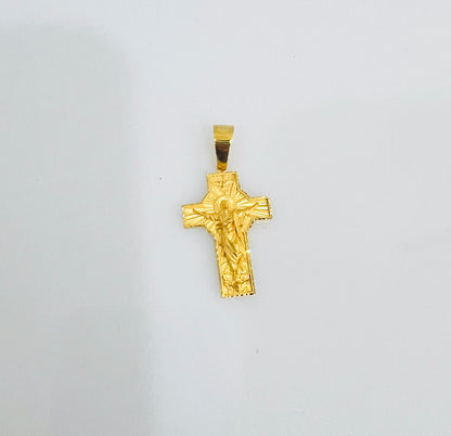 21k Gold Cross Pendant