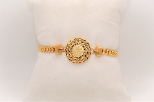 21k Turkish Coin Bracelet