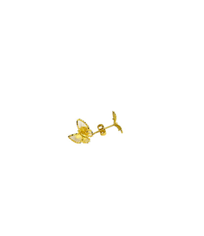 21k Gold Butterfly Earrings