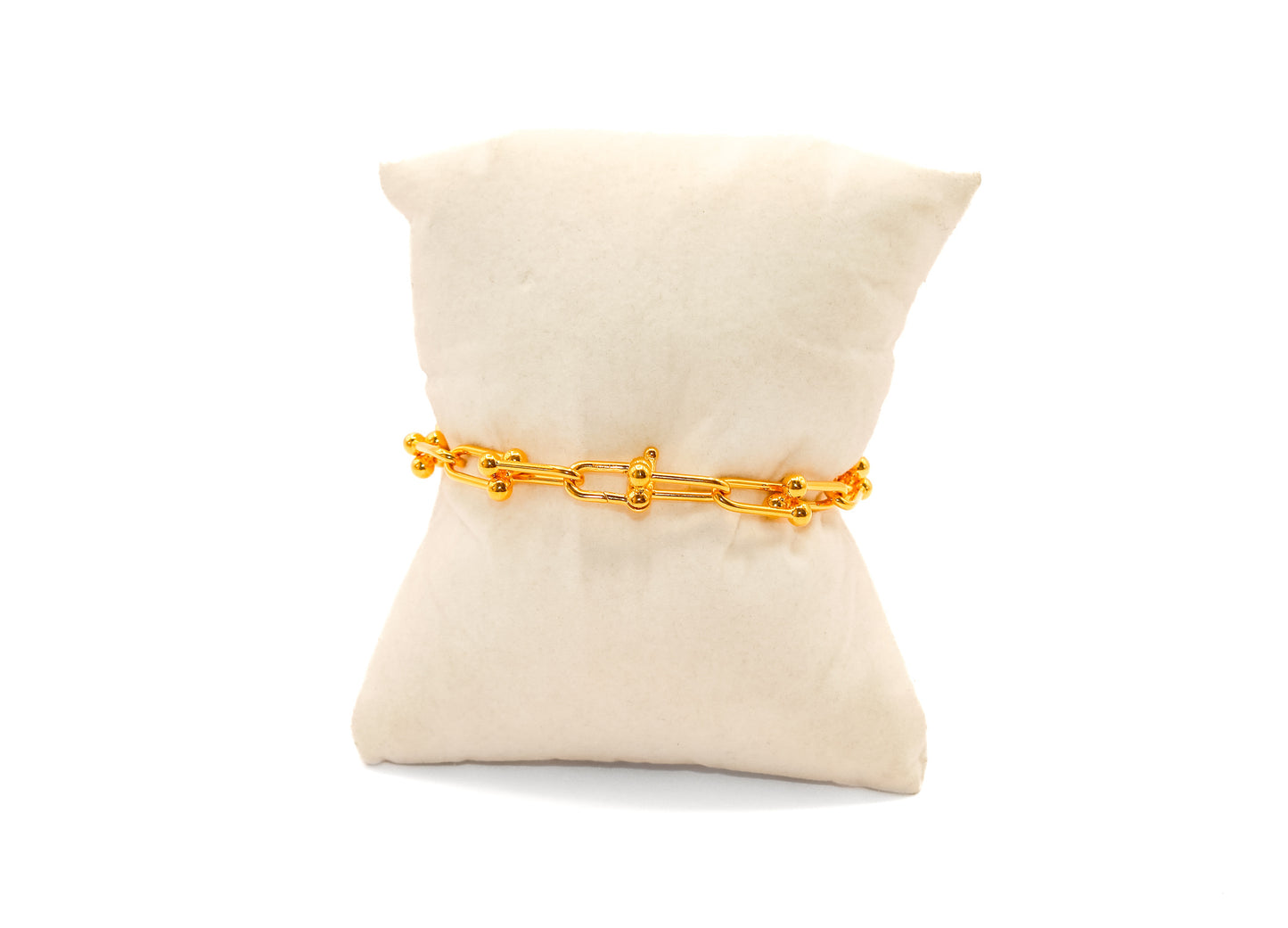 21K Gold Link Bracelet