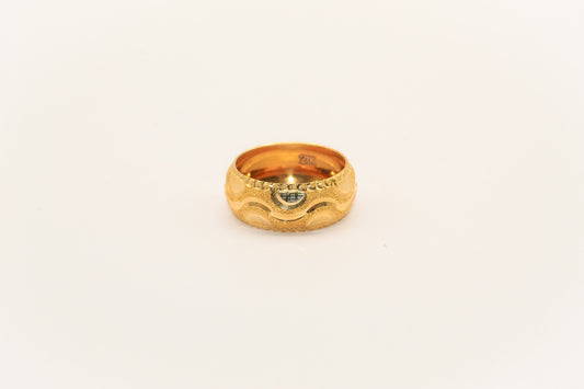 21K Gold Wide Band