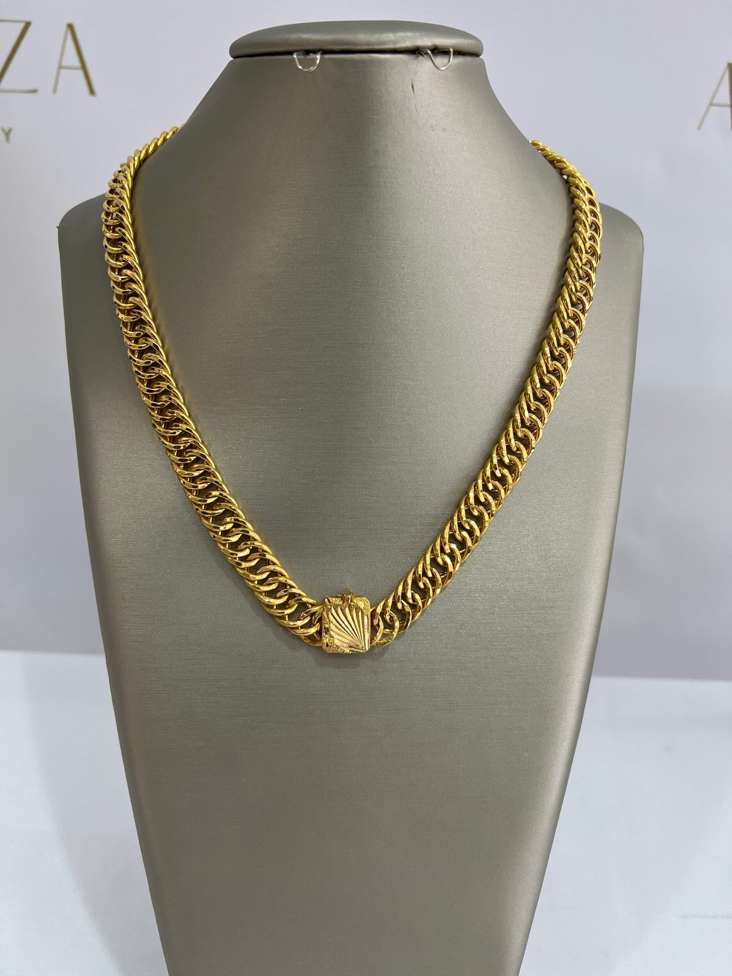 21k Gold Link Necklace