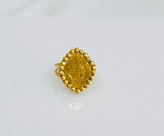 21k Gold Himo Ring