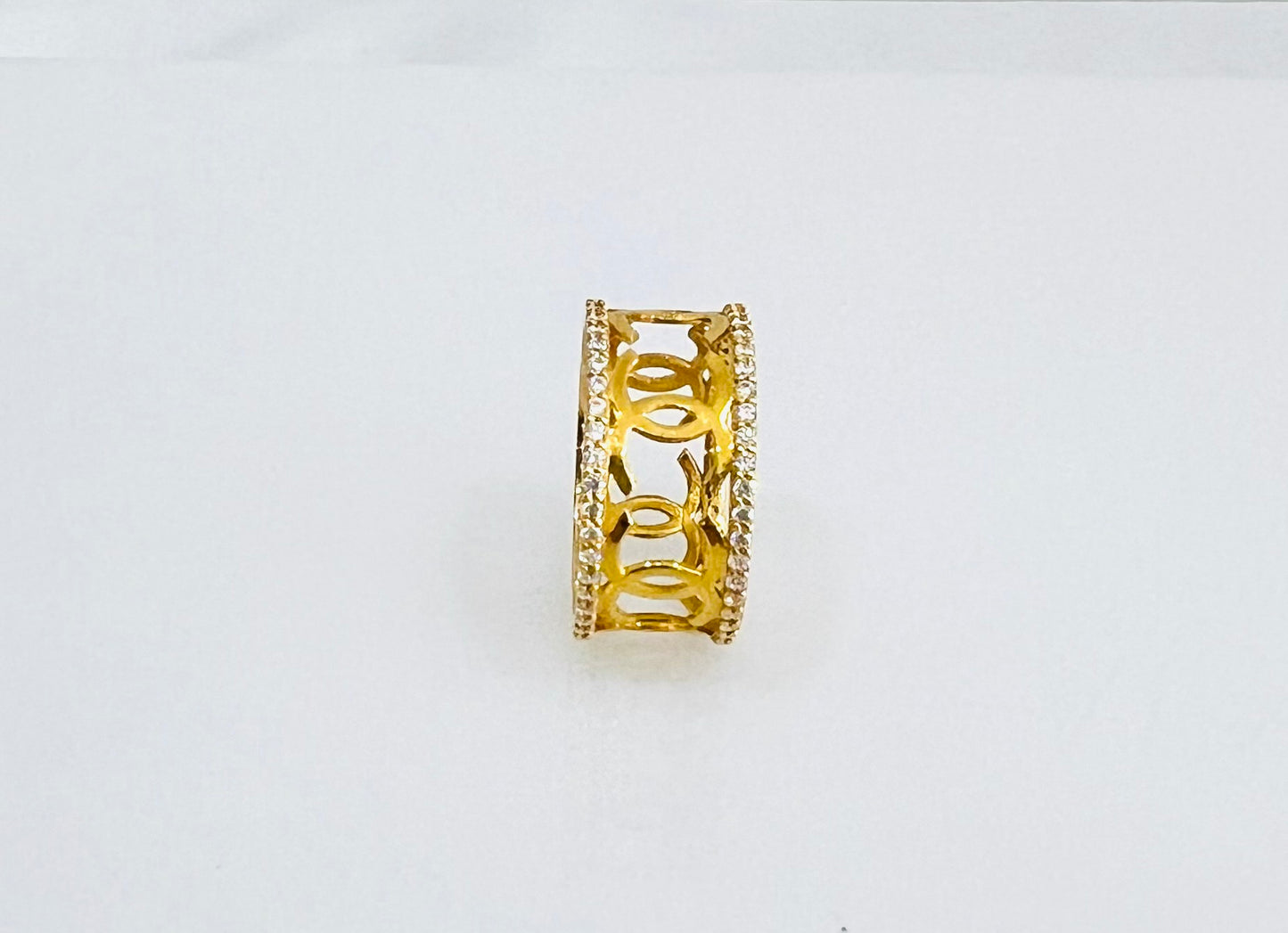 21k Gold Eternity Band