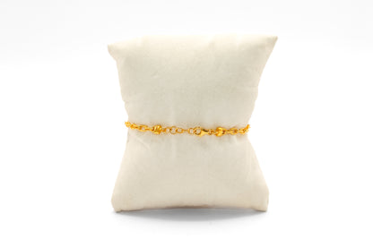 21K Gold Turkish Coin Bracelet