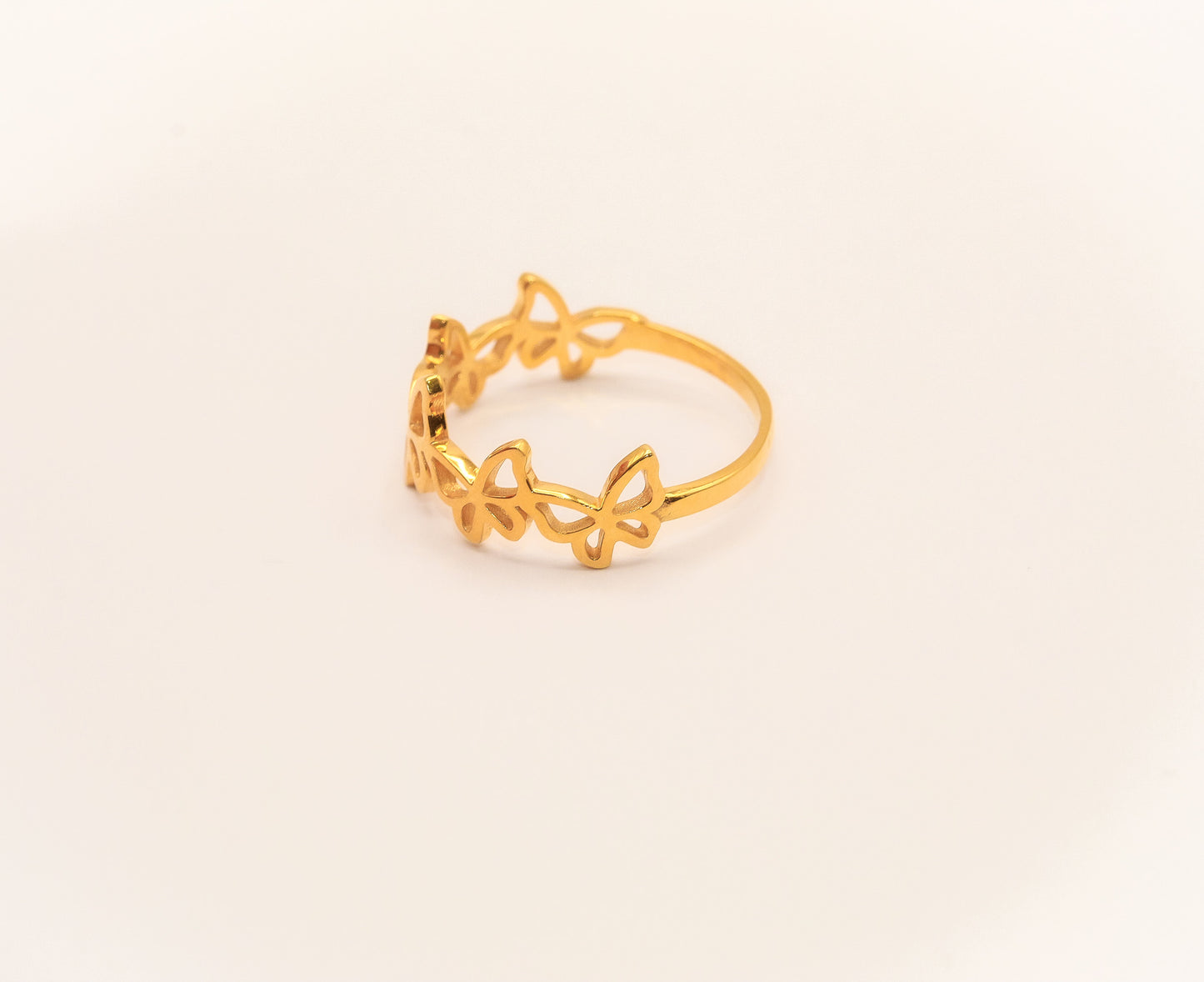 21K Gold Butterfly Ring