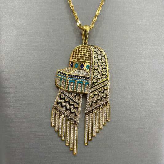 21K Gold Alaqsa Pendant