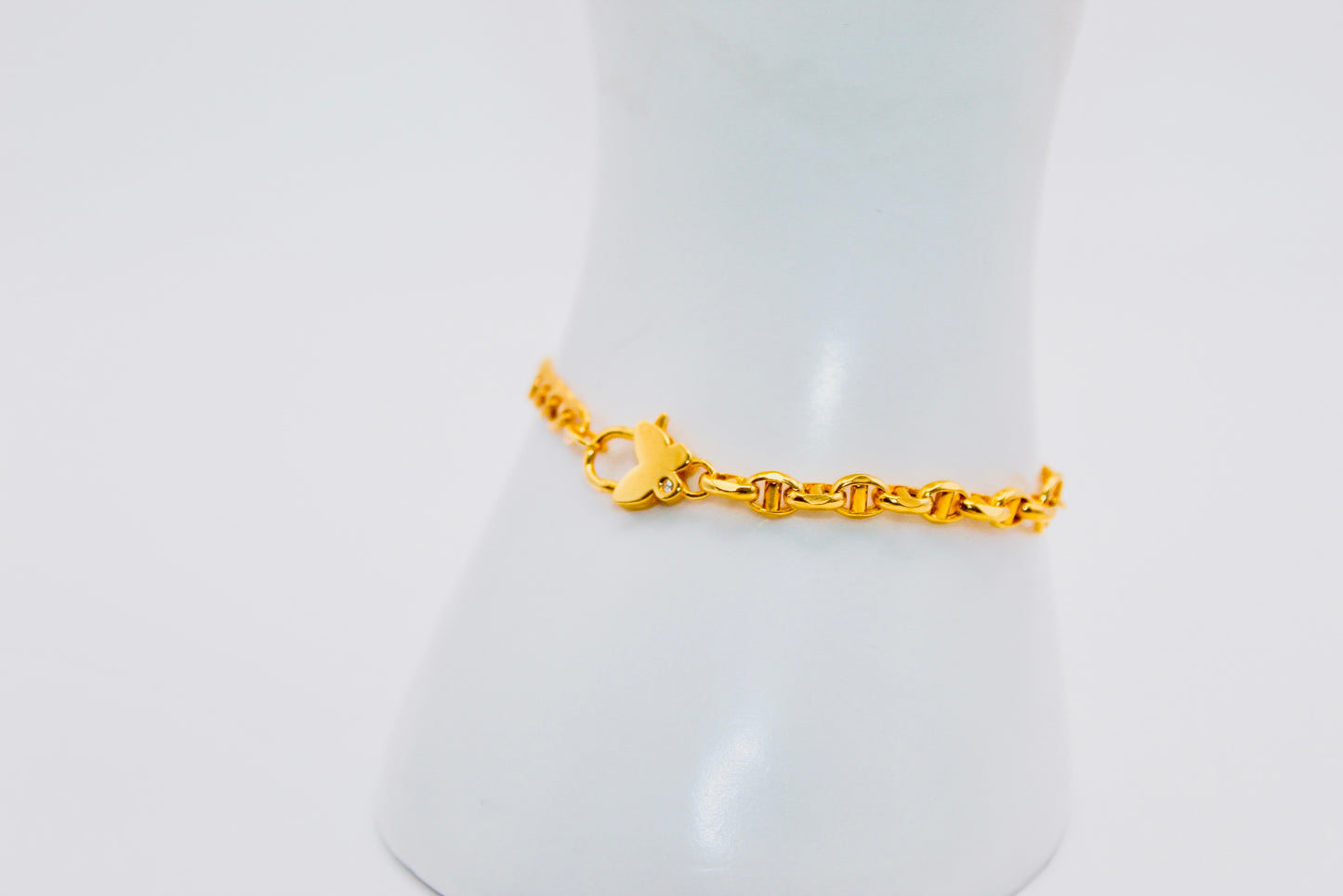 21k Gold Link Bracelet