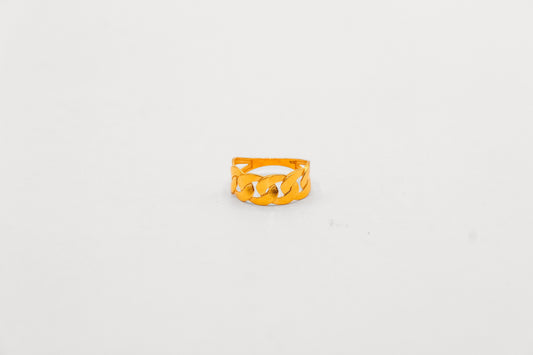 21K Gold Link Ring