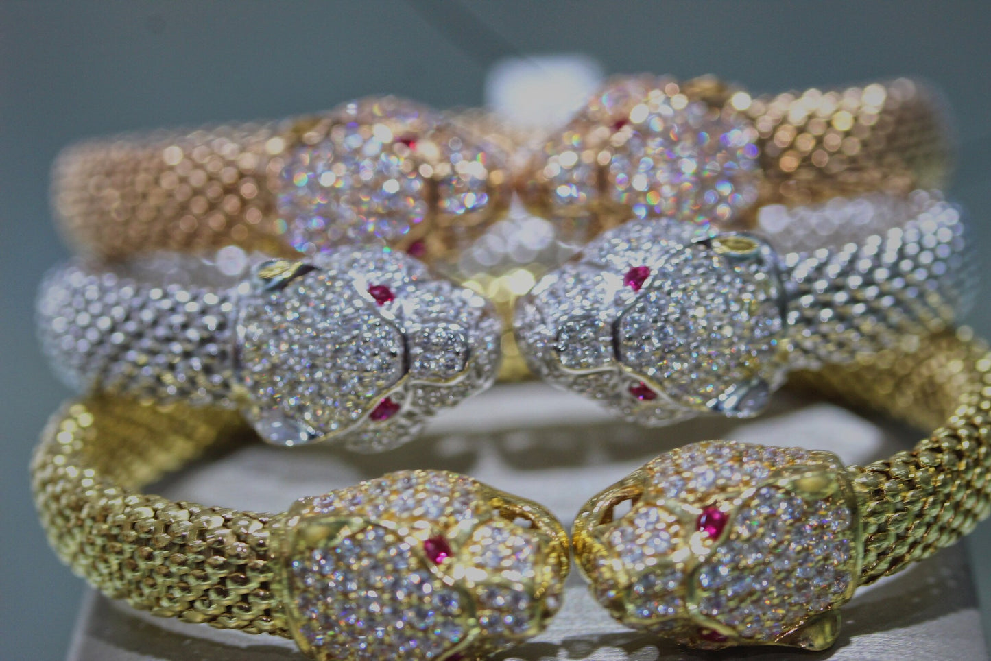18k Gold Himo Cuff Bracelets