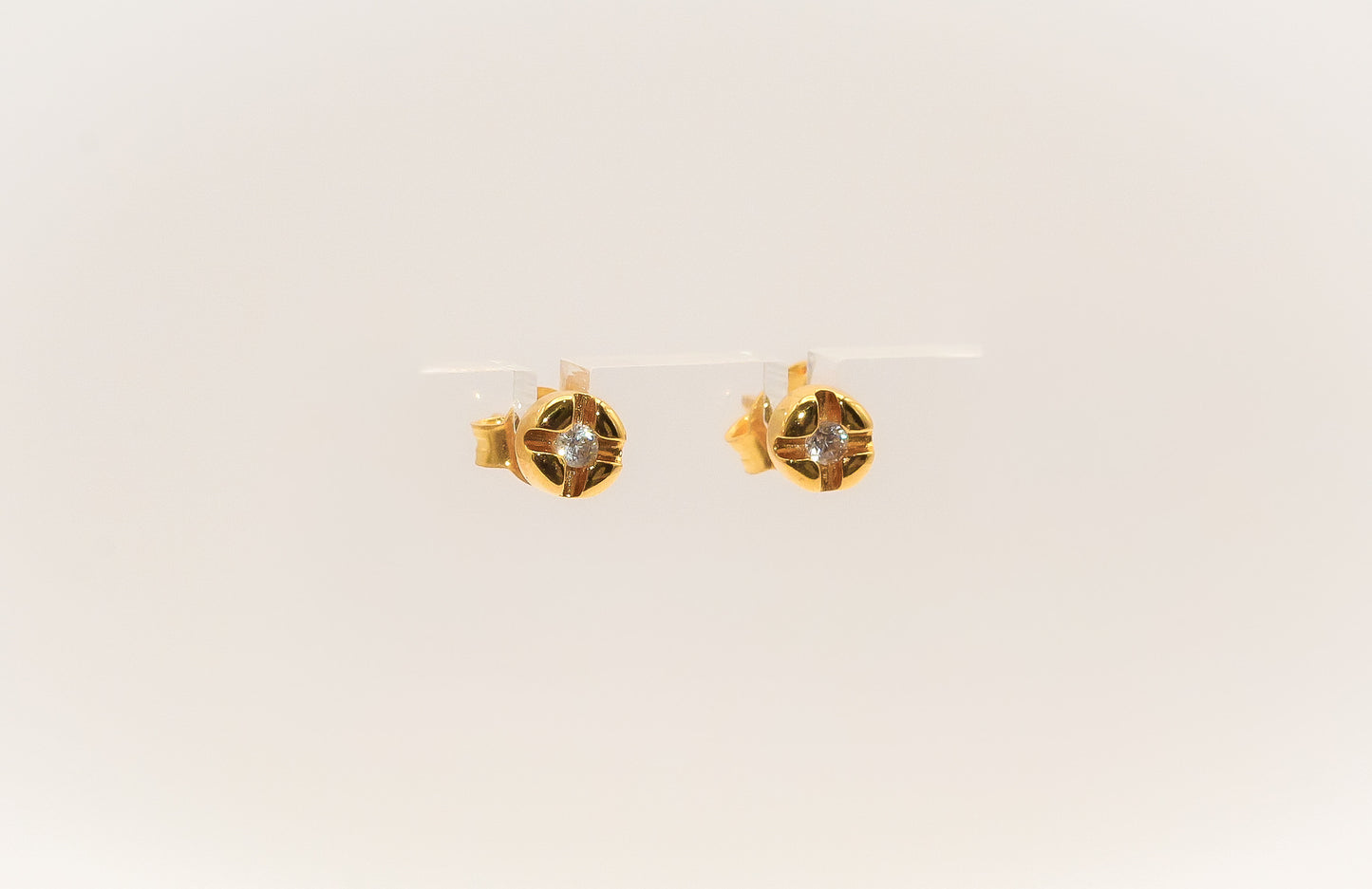 21K Gold Mini Kids Earrings