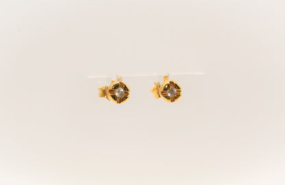 21K Gold Mini Kids Earrings