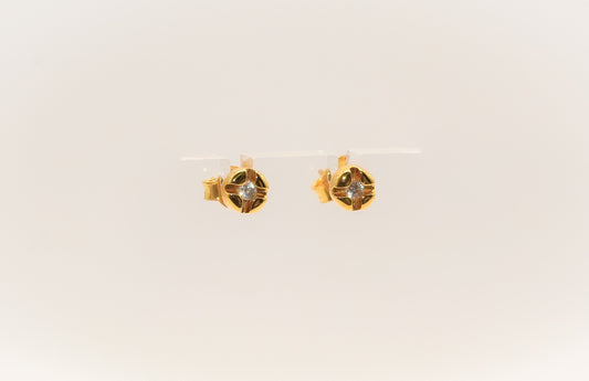 21K Gold Mini Kids Earrings