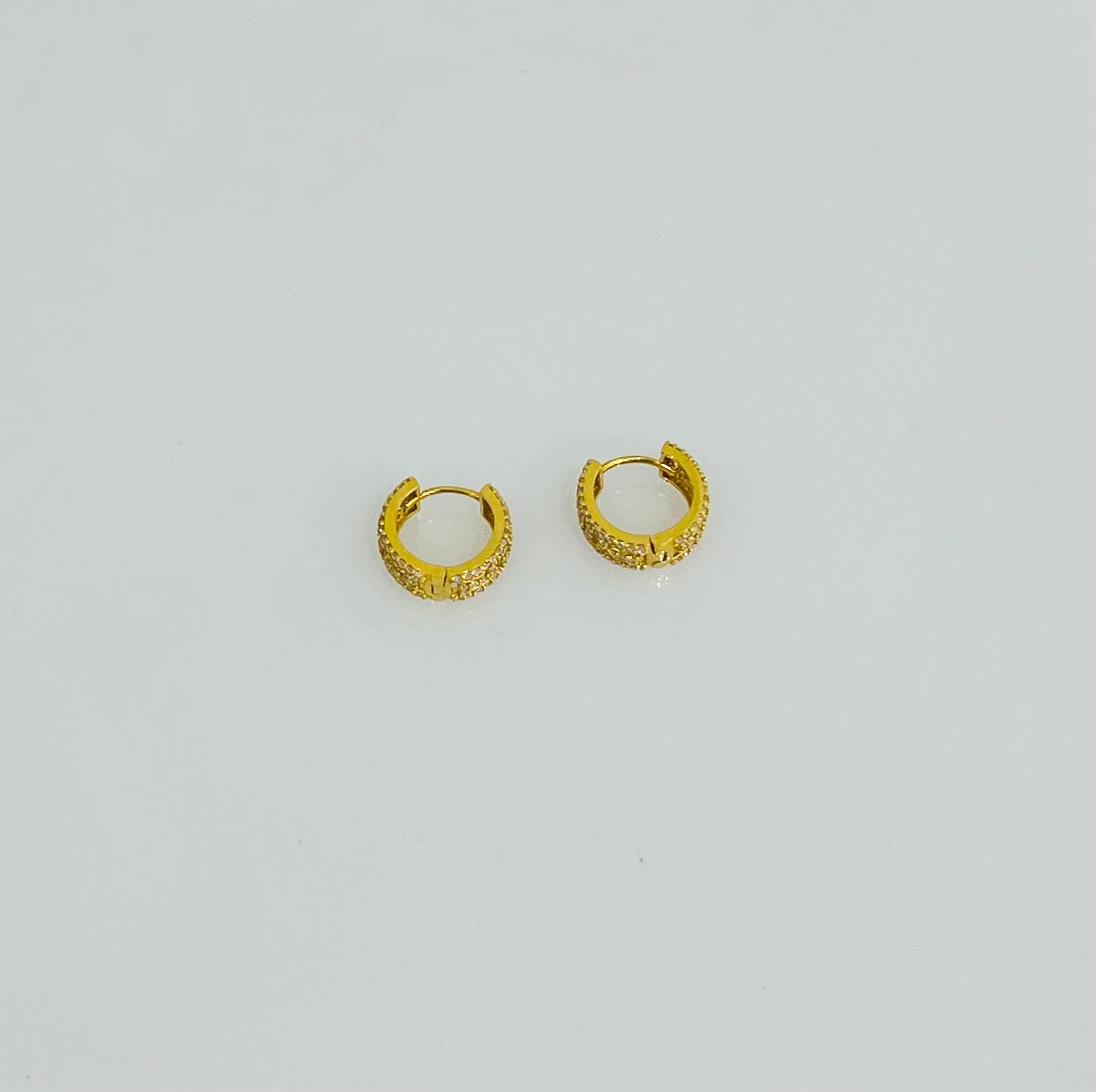 21k Gold Cuff Earrings