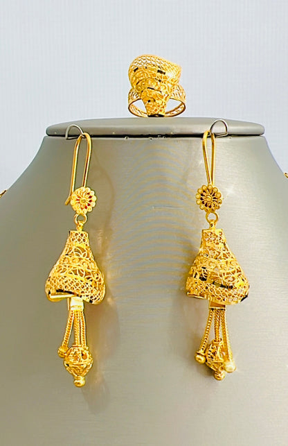 21k Gold Masbaha Set