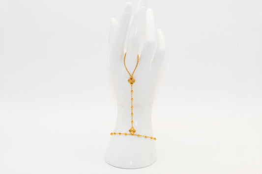21K Gold Hand Bracelet