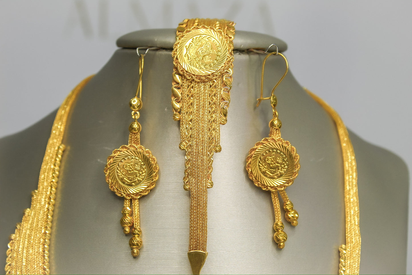 21k Gold Turkish Coin Set