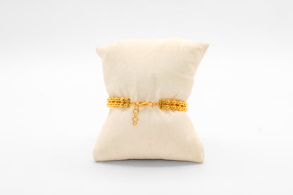 21K Gild Beaded Bracelet