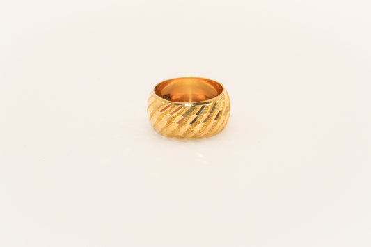 21K Gold Wide Band