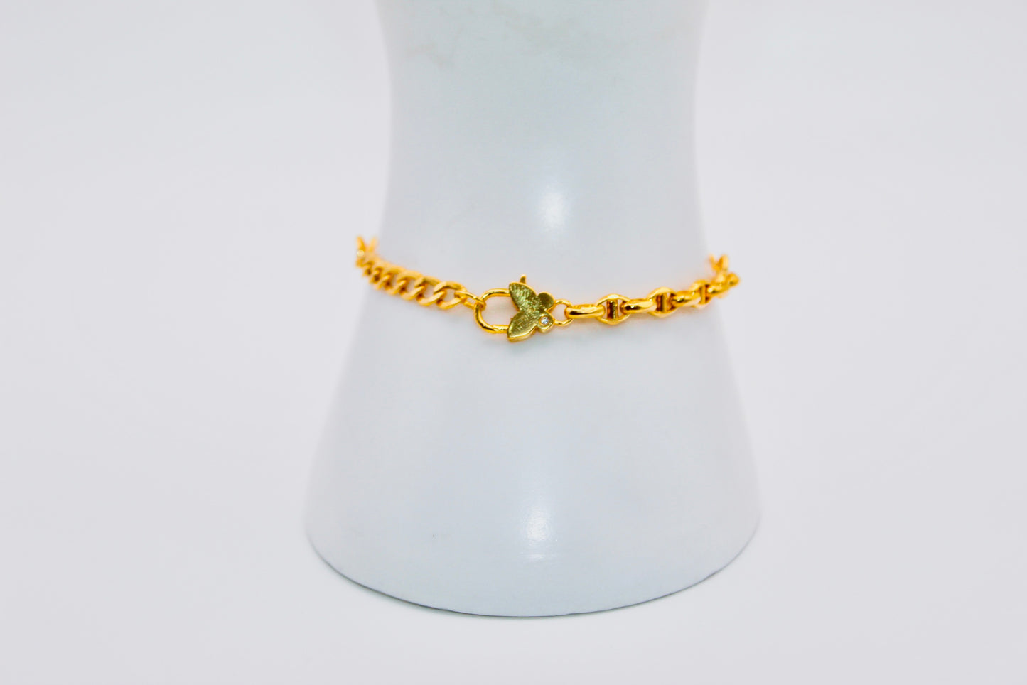 21k Gold Link Bracelet