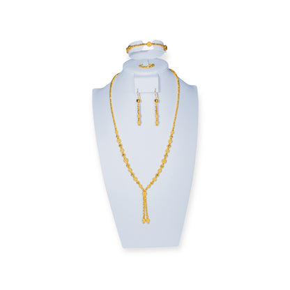 21k Gold Beaded Set