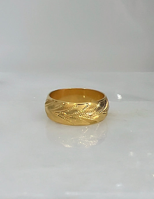 21k Gold Band Ring