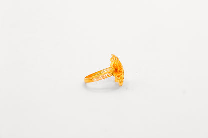 21K Gold Flower Ring
