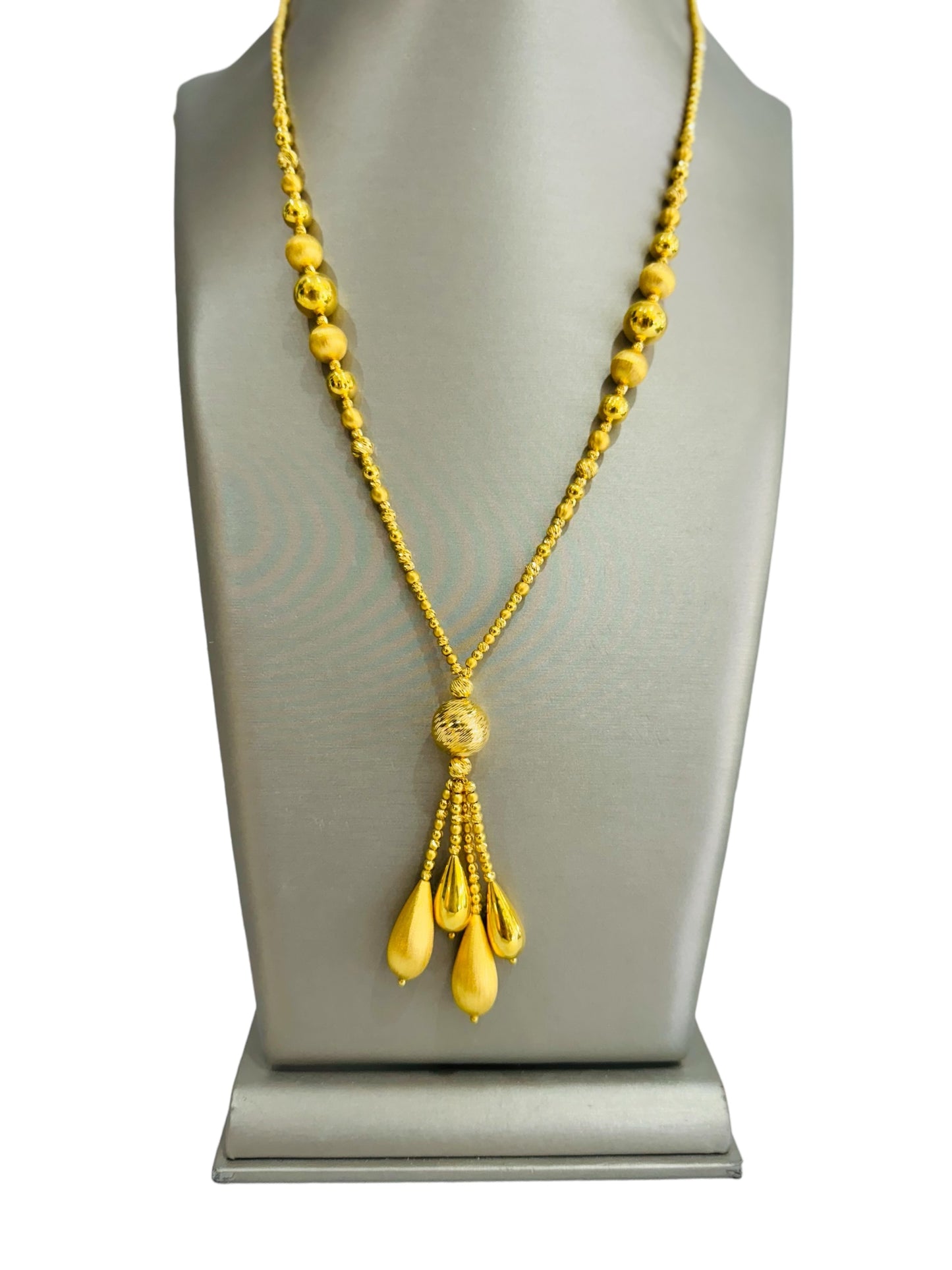 21k Gold Long Necklace