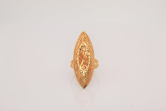 21K Gold Khaliji Ring