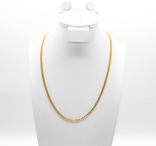 18K Gold Curb Chain