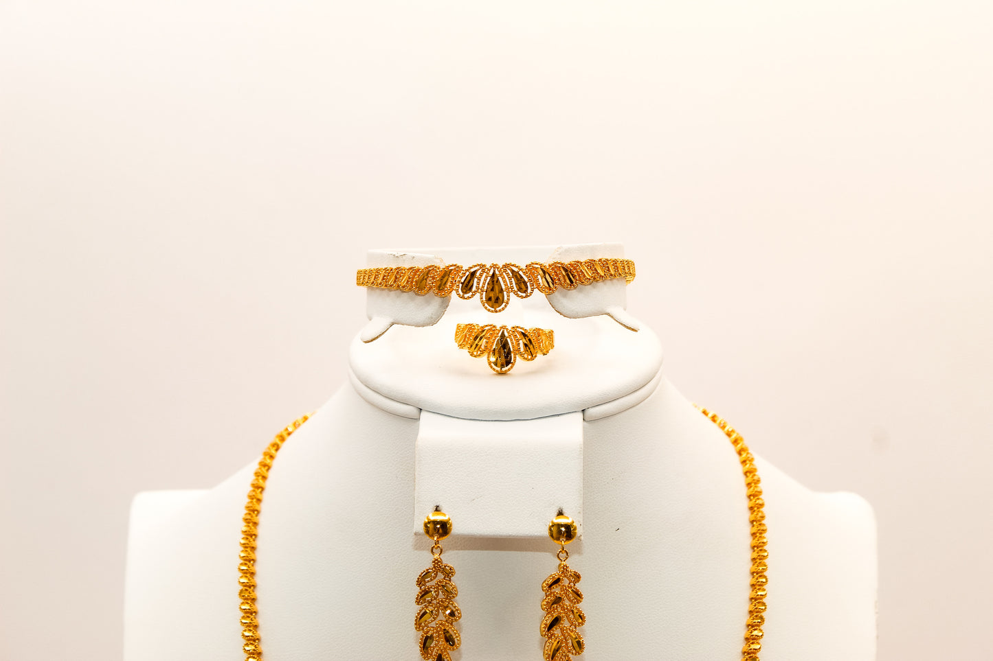 21K Gold Engagement Set