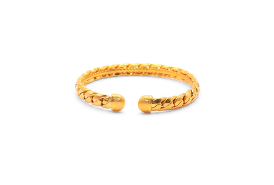21K Gold Cuban Himo Bracelet