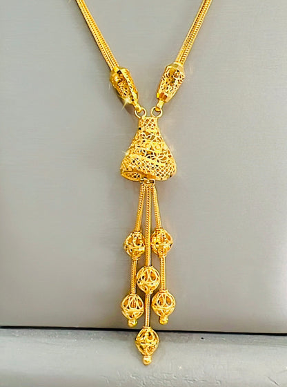 21k Gold Masbaha Set