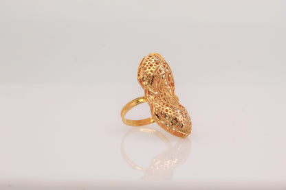 21K Gold Khaliji Ring