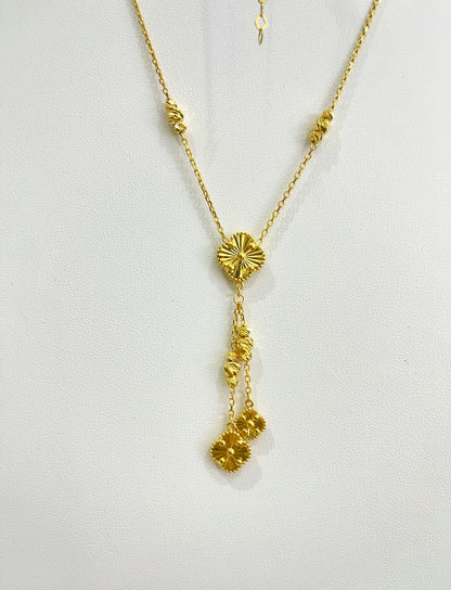 21k Gold simple set