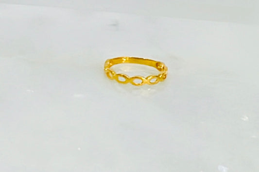 21k Gold Stackable Ring