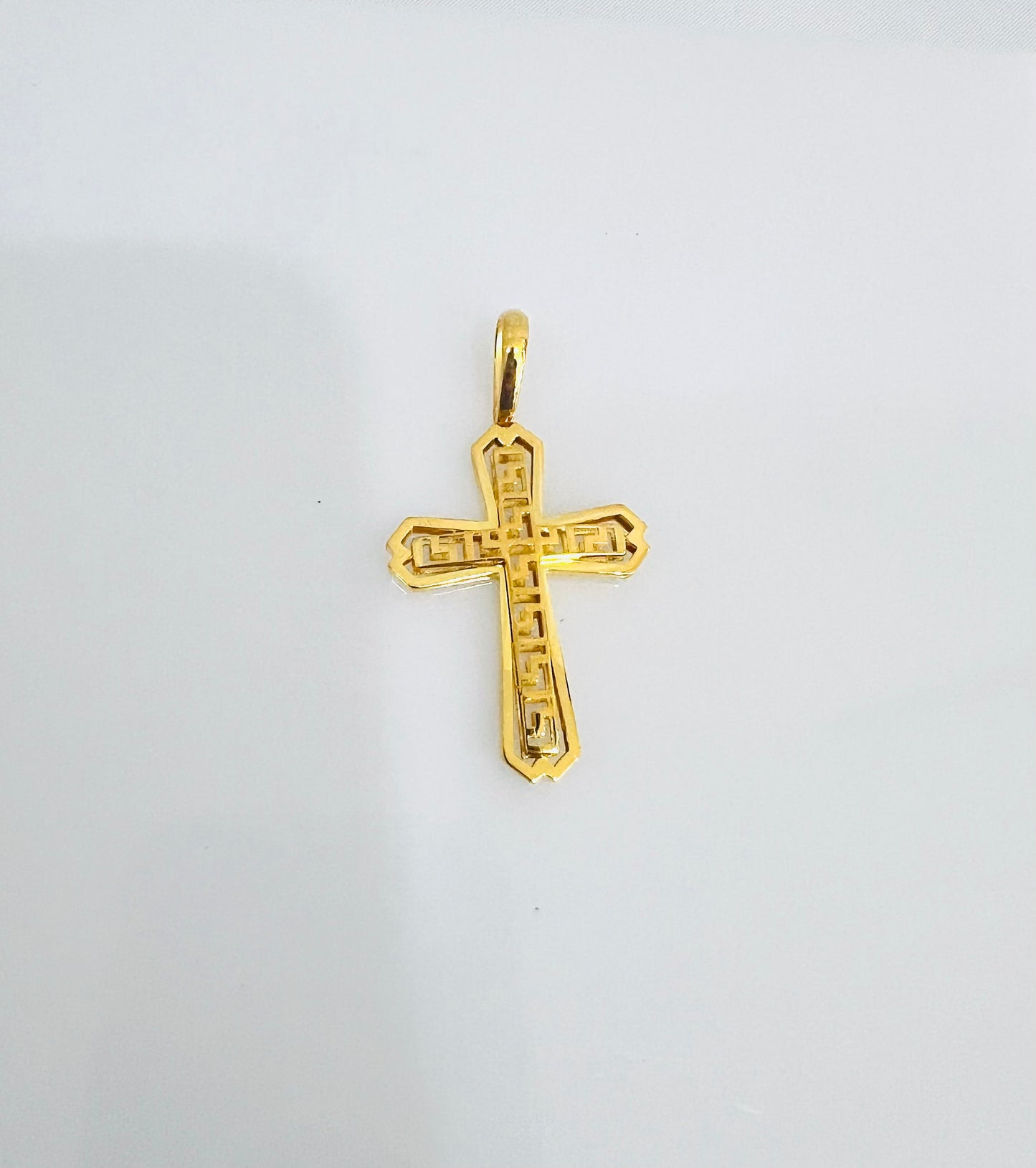 21k Gold Cross Pendant