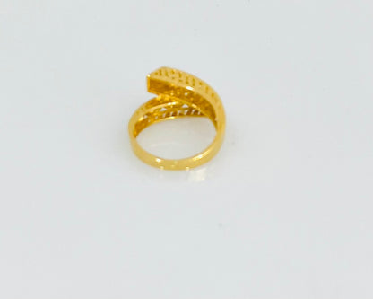 21k Gold Rope Ring