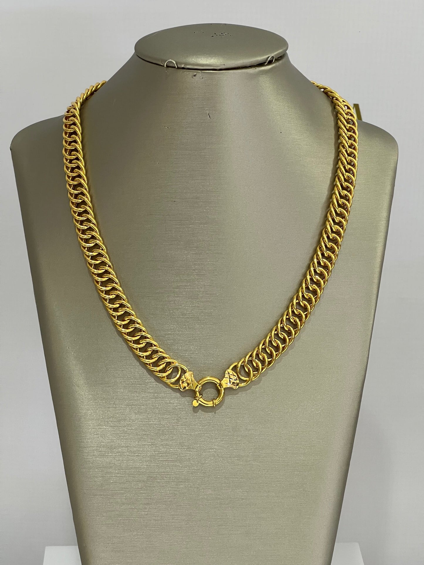 21k Gold Link Necklace