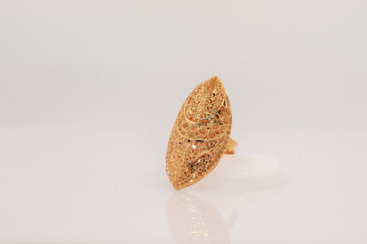 21K Gold Khaliji Ring